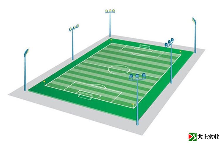 足球場燈光布燈方案二