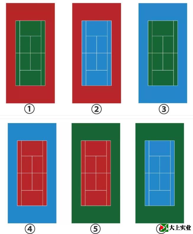 網球場配色