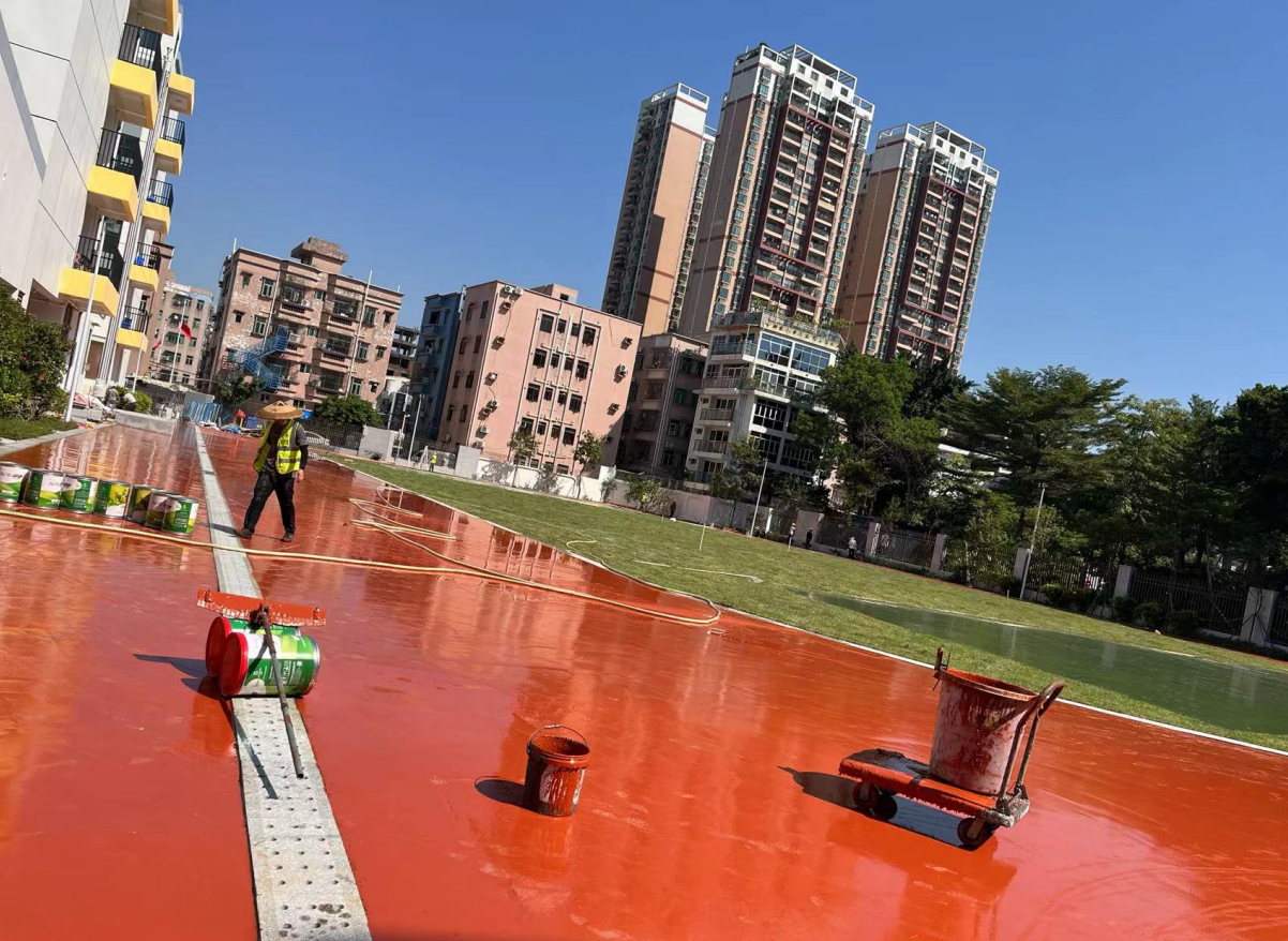 深圳市松崗第三小學室外運動場工程